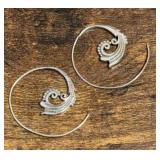 Silver 925 Hoop Earrings