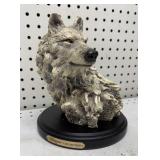 Wellington Resin Wolf Sculpture 7.5 inches tall