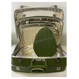 Set of Green Vintage Luggage 4 pieces