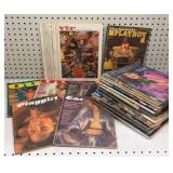 Collection of Playboy & Other Adult Magazines