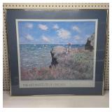 Monet Chicago Art Institute Framed Poster 28x31