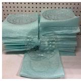 50 Grape Snack Plates 7.25 inches