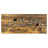 Group of fashion Rings assorted sizes