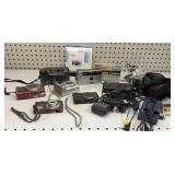Assortment of Digital & Film Cameras Untested