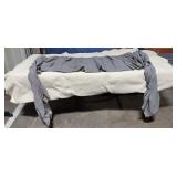 Custom made Quilted Bed skirt 80x82