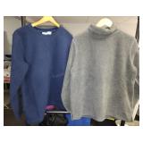 Fleece winter Sweater & Turtleneck Size Large