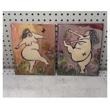 Pat Custer Denison Art Tiles 8x10 aprox