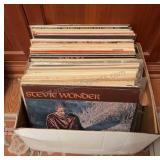 Box of LPs