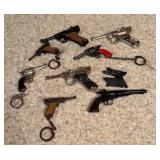 Collection of Keychain Cap Guns