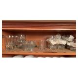 Cabinet of Assorted Glasses