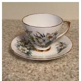 Delphine Daffodil Pattern Cup & Saucer