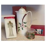 Lenox Angel, Candle Holder & Carafe