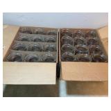 Two boxes of Wide mouth Mason Jars As is