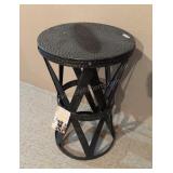 Metal Accent Table 15x24 inches tall