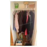 Contents of Entry Closet Ladies Coats & More