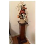 Wood Plat Pedestal 26 inches tall & Faux