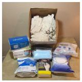 Group of Masks & Gloves