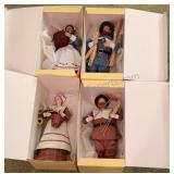 Group of Thanksgiving Figurines 12 inches tall