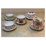 Group of Assorted Teacups