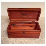 Small Lane Cedar Trink Box W/ Key