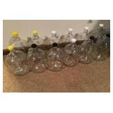 (12) 1 Gallon Glass Jugs