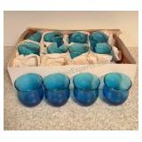 Vintage Cobalt Blue Tumblers