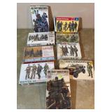 German Military Personnel opened kits