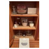 Cabinet of Crystal, Glass Tableware & More