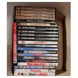 Group of DVDs Star Wars, Indiana Jones & Others