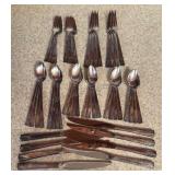 Oneida Plated Caprice Pattern Flatware Set