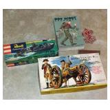 REVELL PT 212 kit,  & Boy Scout book & Patches