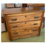 Antique Chest of Drawers 17.5x39x32.5 inches tall
