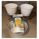 Meta Party Drink Buckets & Dispenser