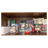 Shelf Lot of Christmas Decor