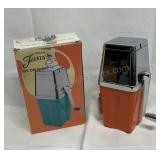 with box Fiesta ice crusher