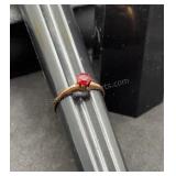 Antique Ring Size 6.75 failed 10k acid