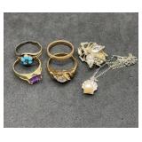 Fashion Rings, Necklace, Pin & Brooch