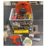 Crate of Assorted Tools