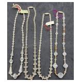 Crystal Beaded Necklaces