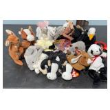Group of beanie babies