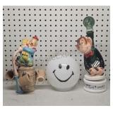 Hobo Decanter, Drunken Monkey Decanter, &