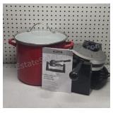 Bella Waffle Maker & Enamel Stock Pot