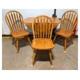 Drop leaf table & chairs 35.5 inches