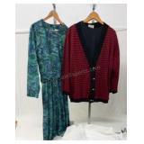 Womenï¿½s size 14 and medium dress and sweaters
