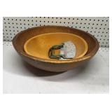 Vintage Wooden Bowls & Choppers
