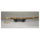 Samurai Sword  Resin Handle (Damaged) as is