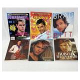 6 books and magazines of man of stars