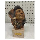 Chief Joseph Native American Resin Sculpture