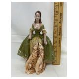 10 inch porcelain painted statue