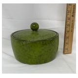 Mid-century Italian ceramic bowl with lid